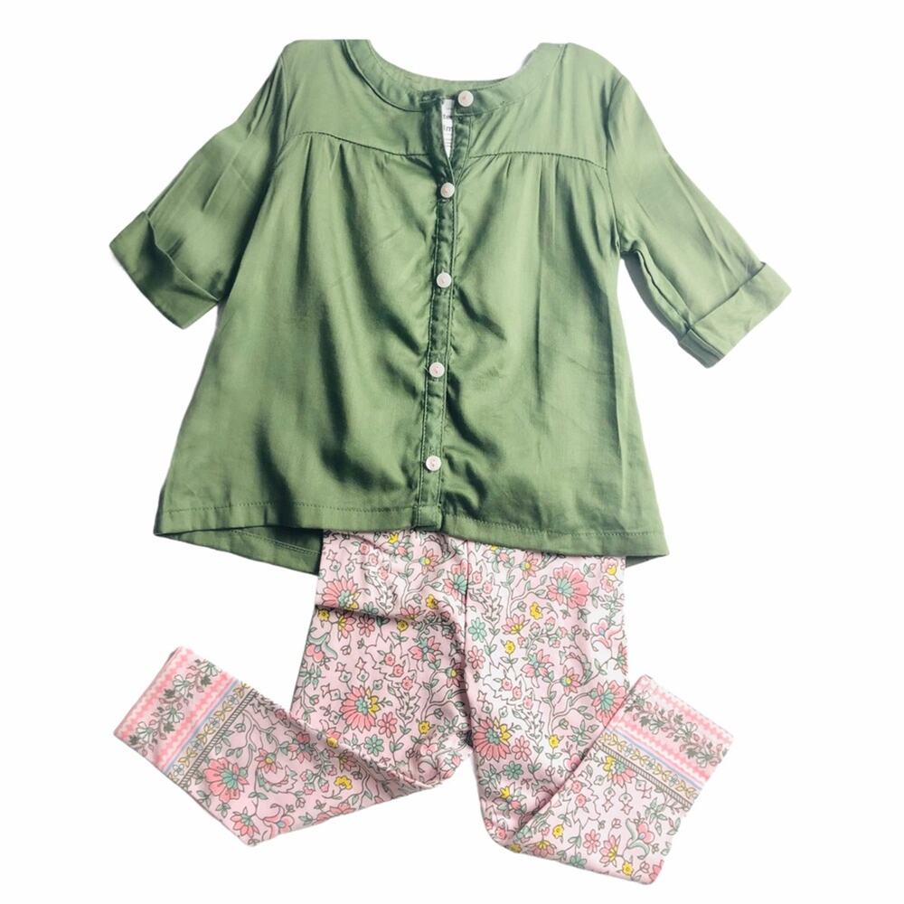 Carter's Baby Matching Floral Matching Set Sz 18M